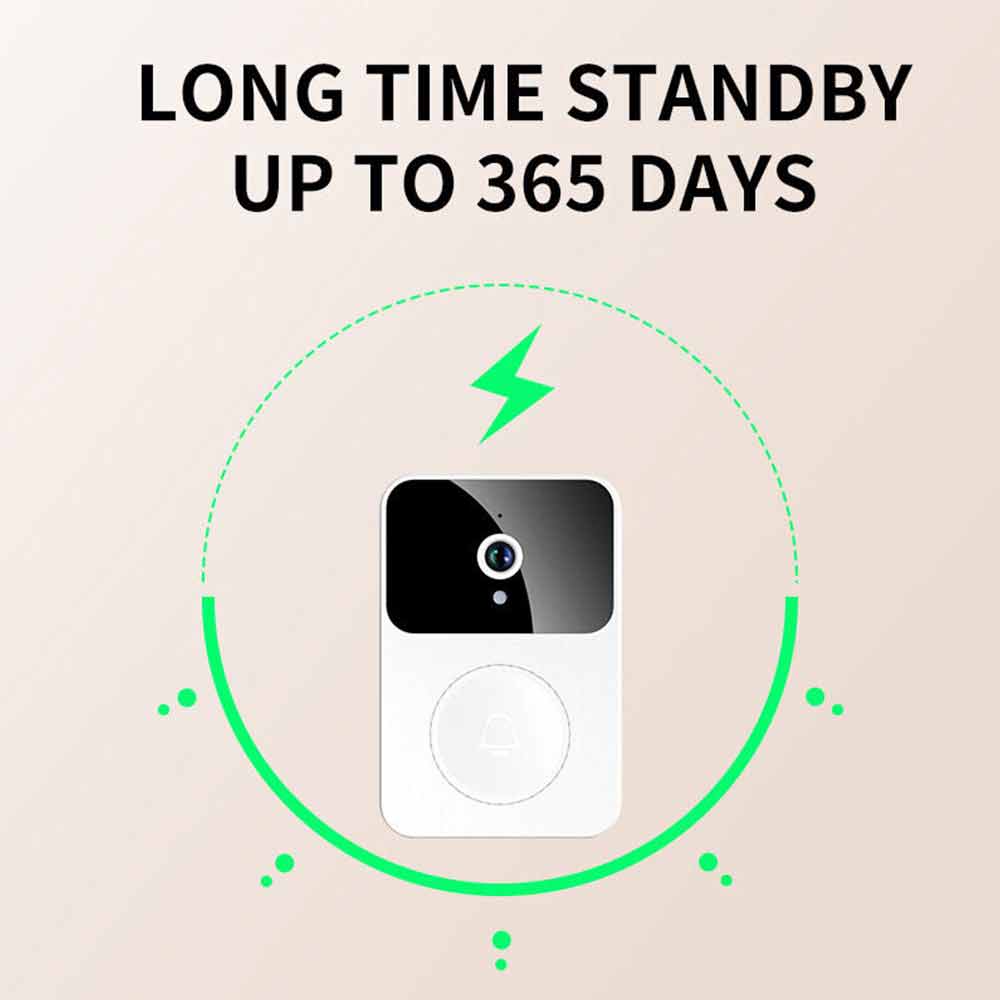 Wireless WiFi Doorbell Camera Video Door Bell Intercom Phone Smart Security Cam