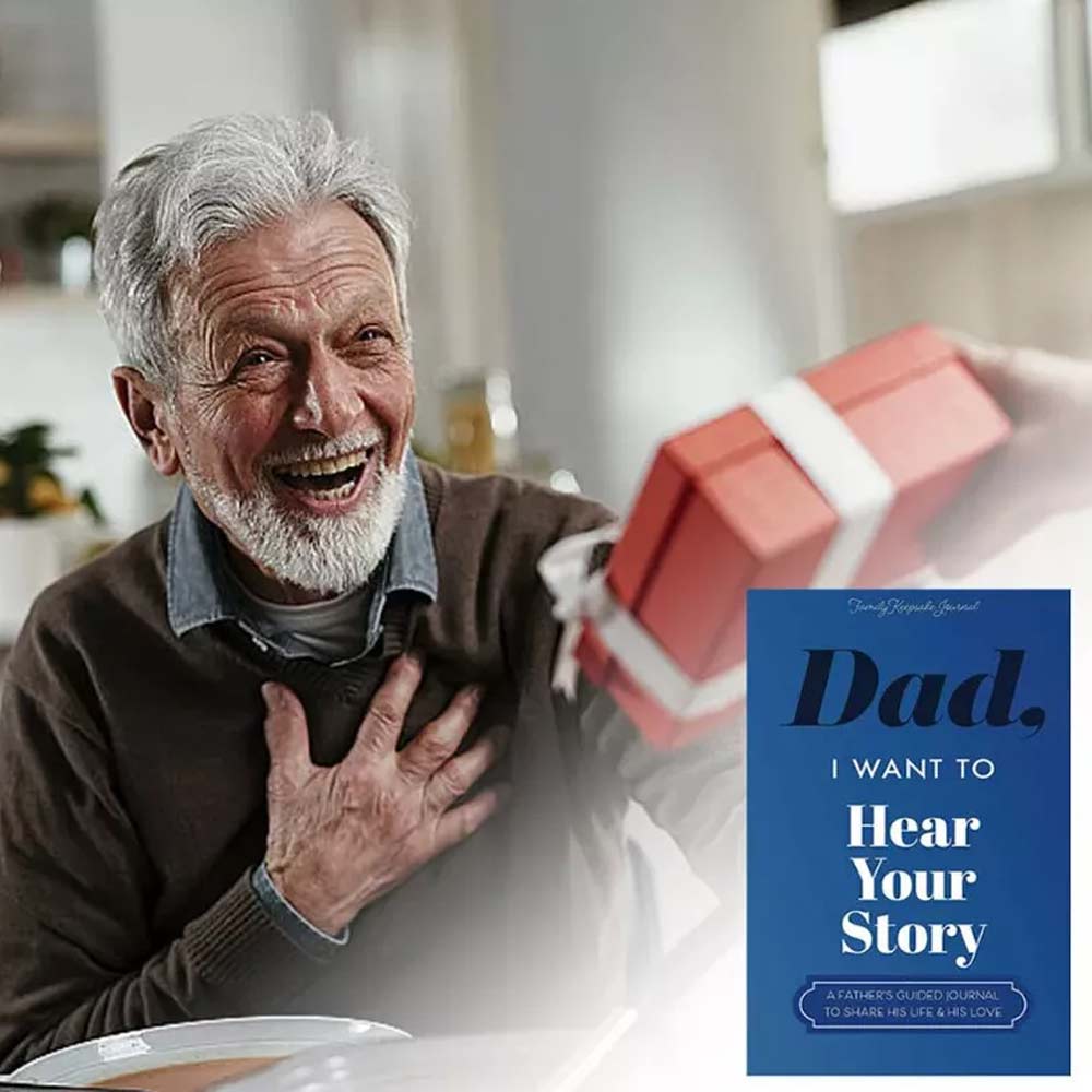 Dad/Mom, I Want to Hear Your Story Father's Journal To Share Life Notebooks Gift