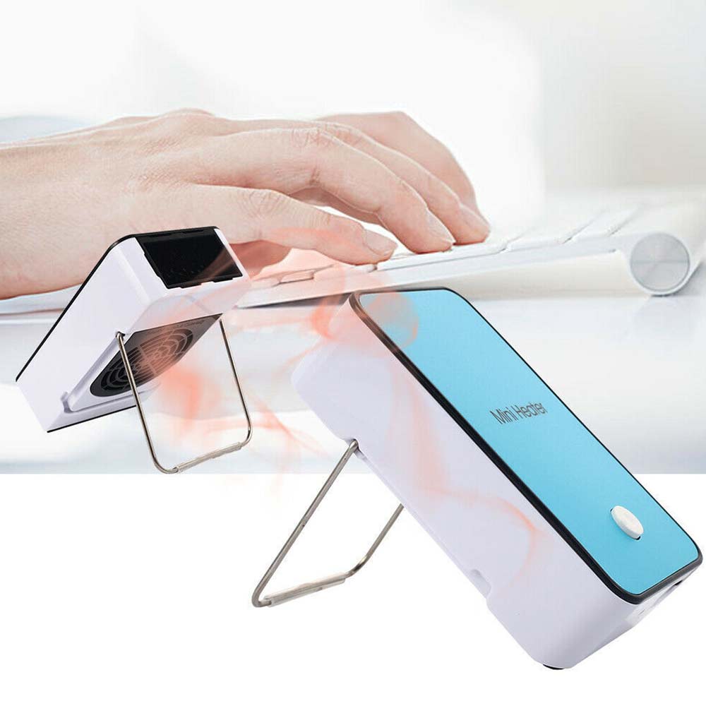 Mini Heater Fan Portable Desktop Winter Warm Space Electric Heater Office Home