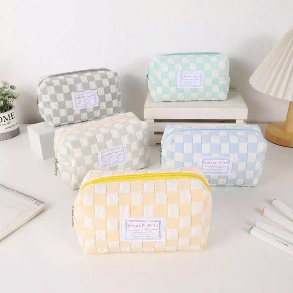 Large Capacity Pencil Case Zipper Pen Storage Bag Portable Pencil Box Gift
