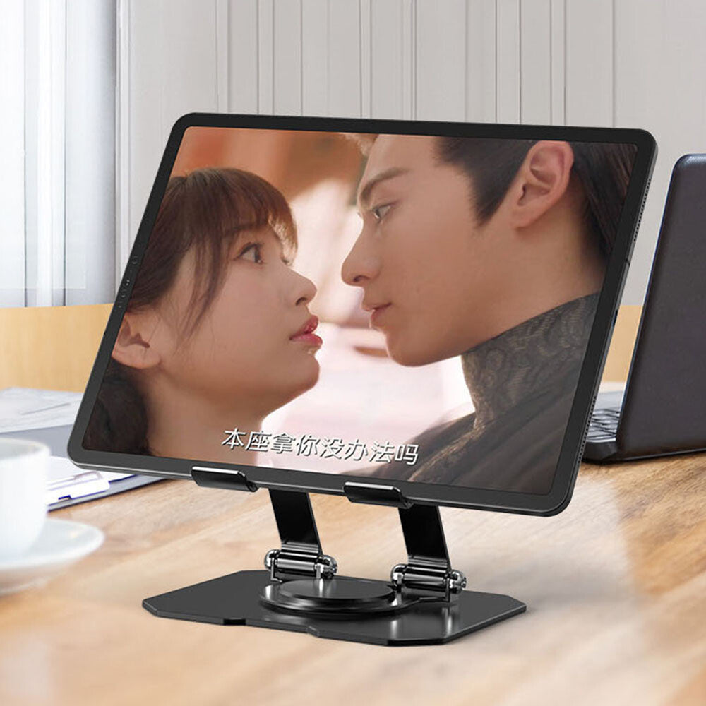 Portable Metal Desktop Swivel Tablet Stand Holder Laptop Riser for iPad/Pro/Air