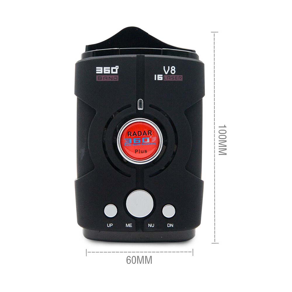 Car Radar Laser Speed Camera Detector Full Band 360 Detection System VoiceAlarm