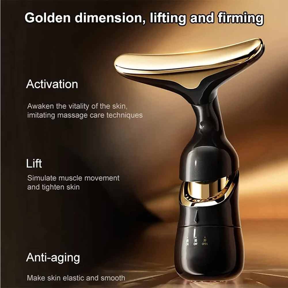 Electric Facial LED Beauty Neck Face Lifting Face Massager Anti Aging Care Women