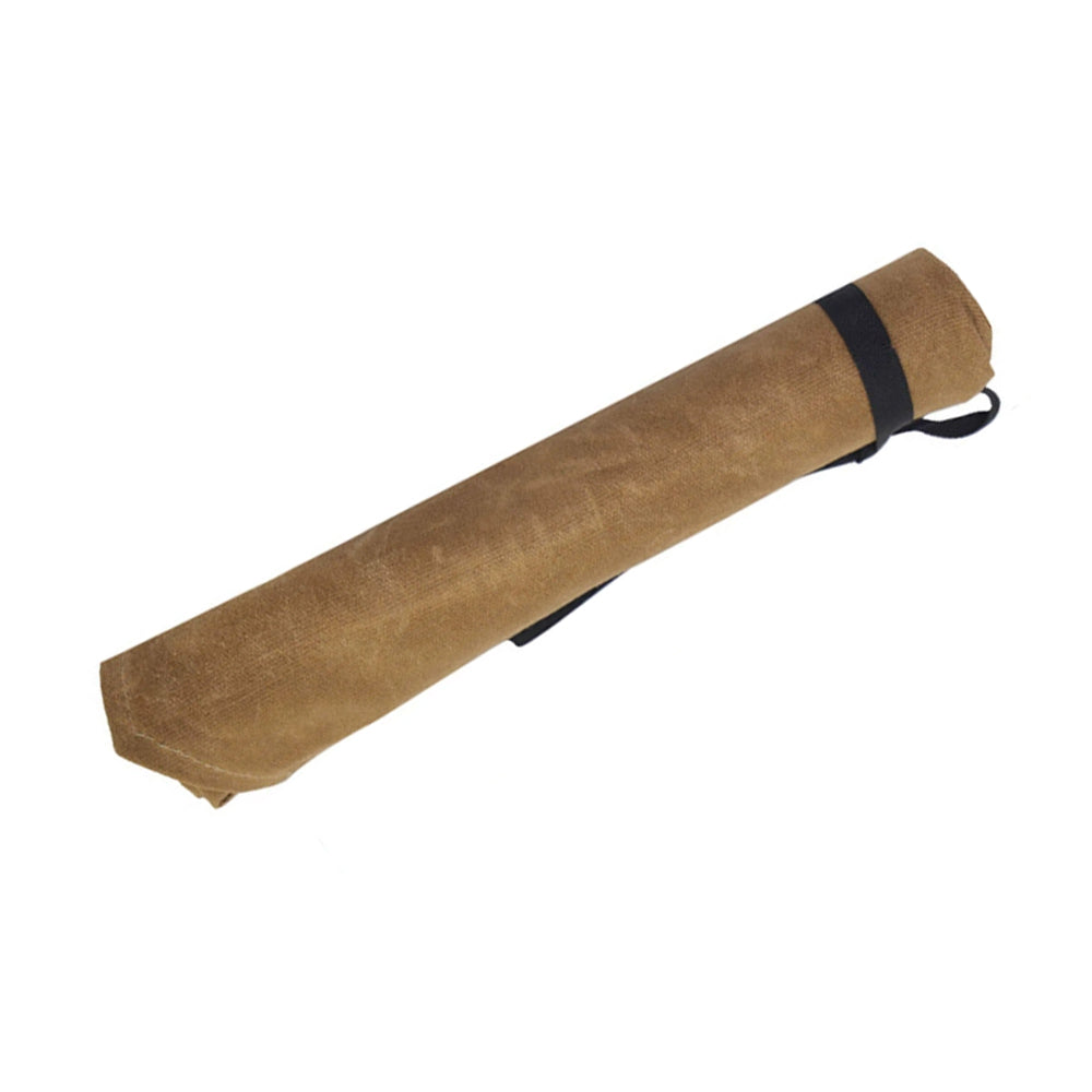 Portable Canvas Knife Roll Chef Knife Storage Bag with Roll-Up Design for Camping, Picnics & Travel