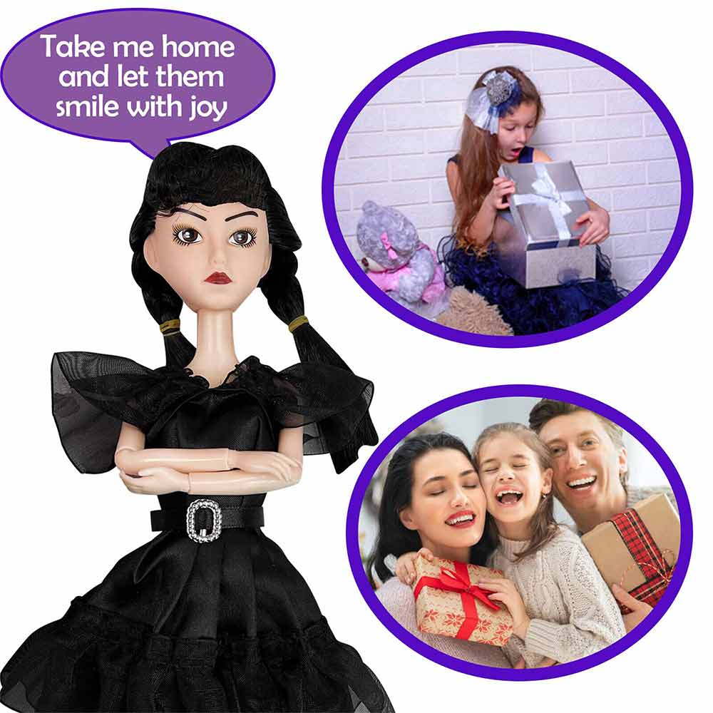 The Addams Family Action Figure Toys Wednesday Addams Dolls Model Birthday Gift