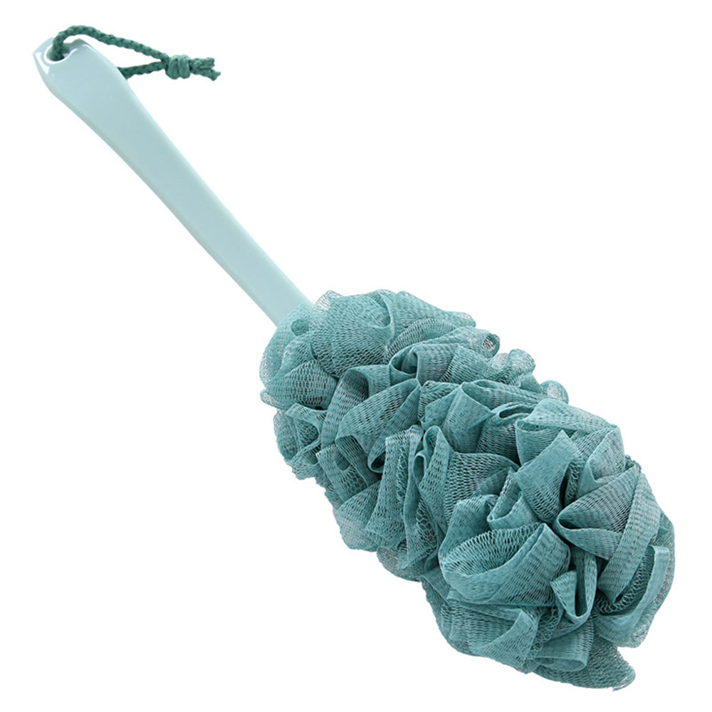 Long Handle Bath Brush Soft Mesh Sponge Back Scrubber Body Puff Shower Loofah