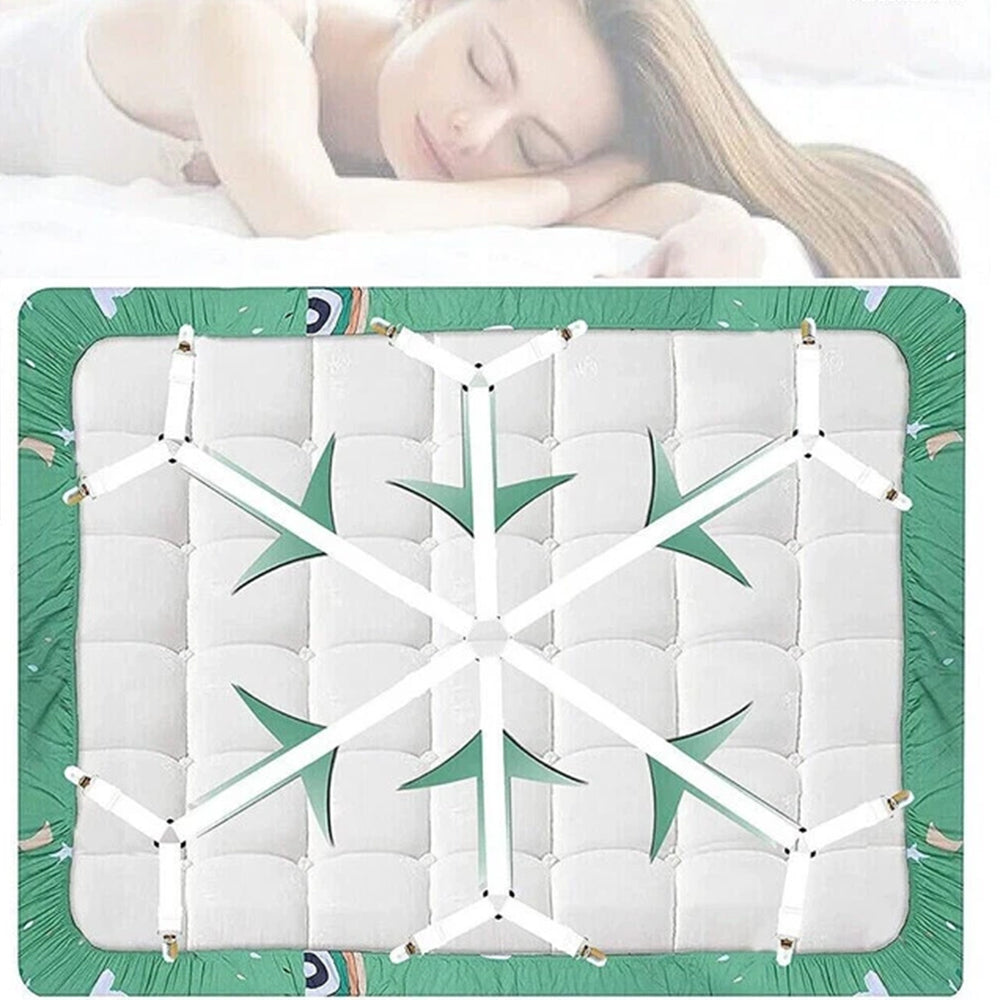 12Clamp Bed Mattress Sheet Clips Holders Fasteners Grippers Straps Suspender Fitted