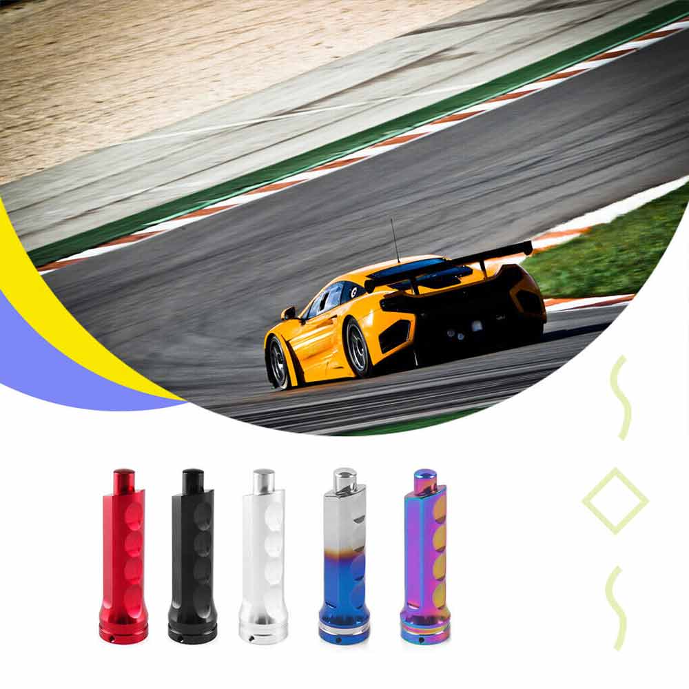 Car Handbrake Aluminum Alloy Cover Anti Slip Sleeve Parking Hand Brake Universal