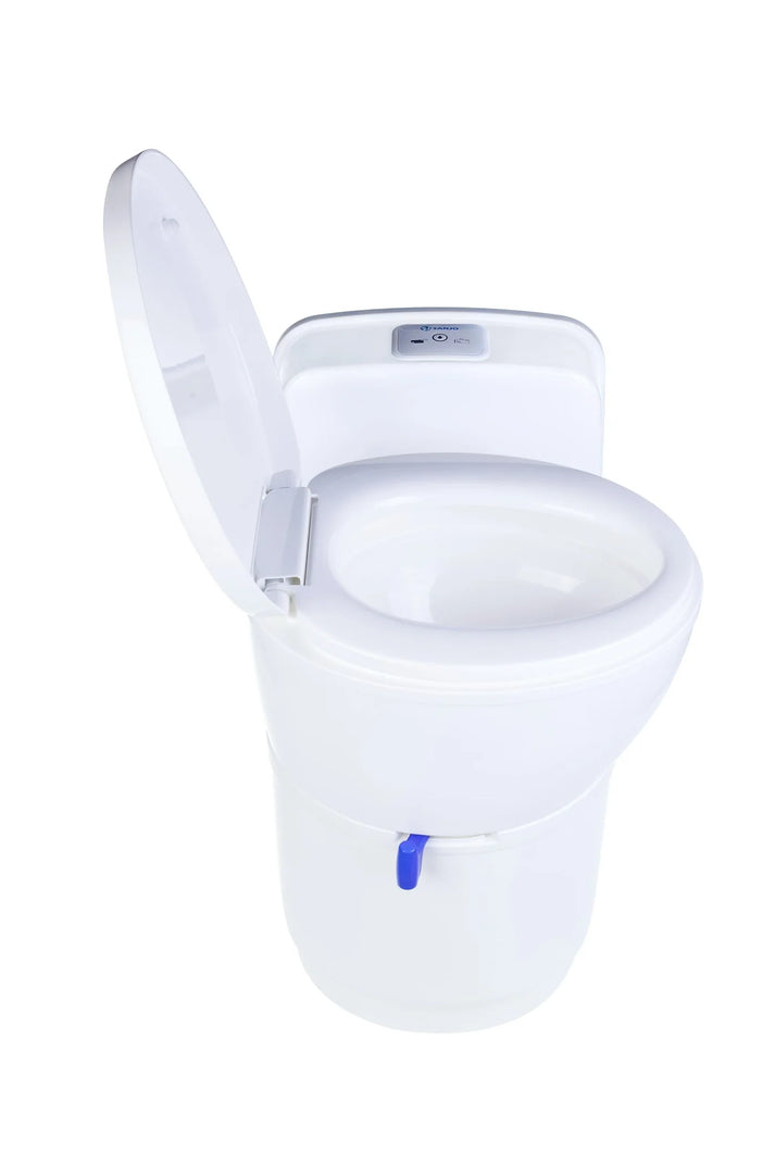 RV Caravan Toilet 3J-W5000 – Compact, Hygienic, Rotating Bowl, 17.2L Tank
