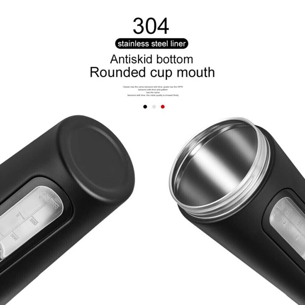 700ml Protein Powder Shaker Mixer Cup Scale Milkshake Drink Shake Bottle Sport