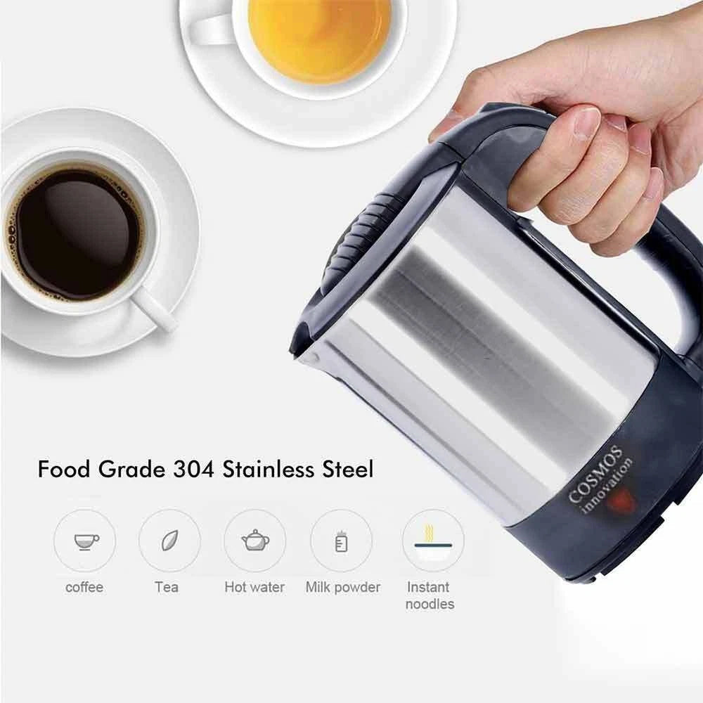 500ML Portable Car Kettle Travel Kettle Water Heater for Caravan RV Camping 12V