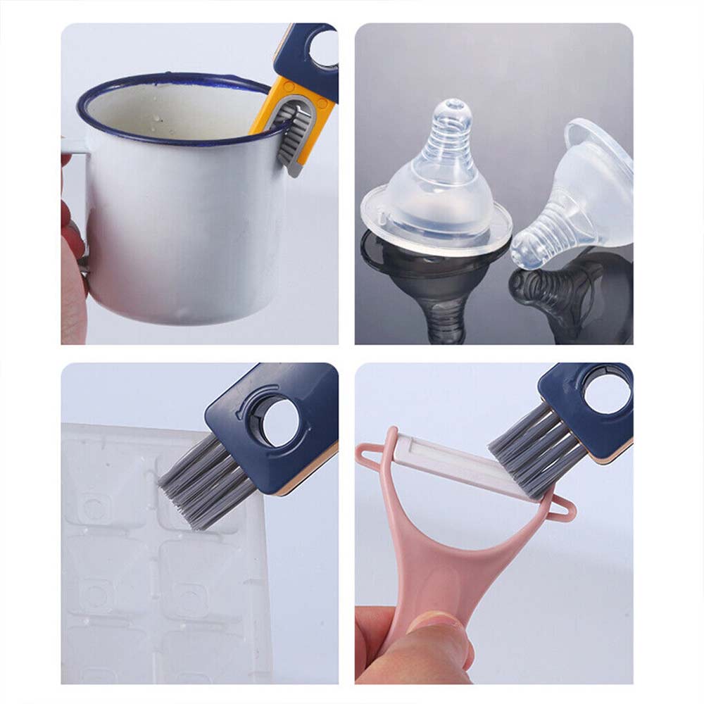 4 IN 1 Bottle Gap Cleaner Brush Cup Cleaning Brush Water Bottles Cleaning Tool