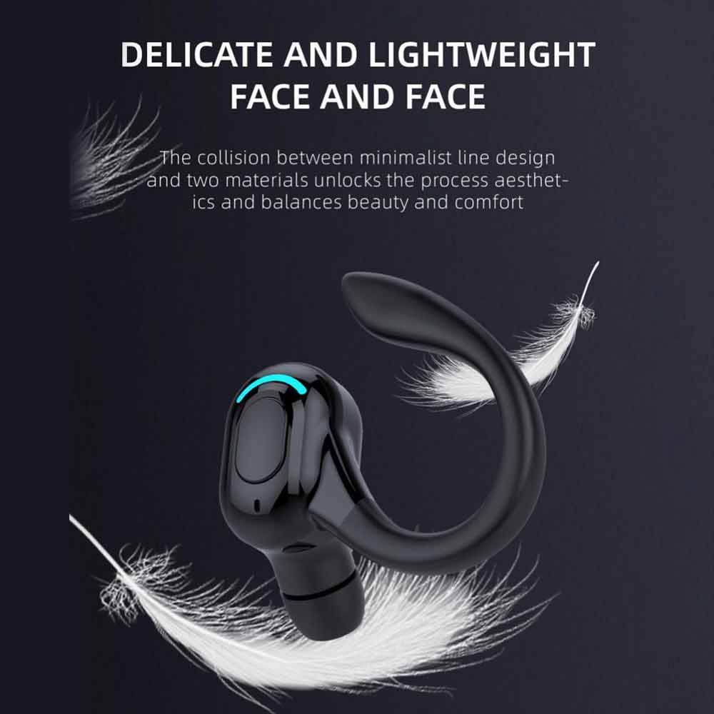 Wireless Bluetooth Headset Mobile Phone Hands Free Earpiece for Samsung iPhone