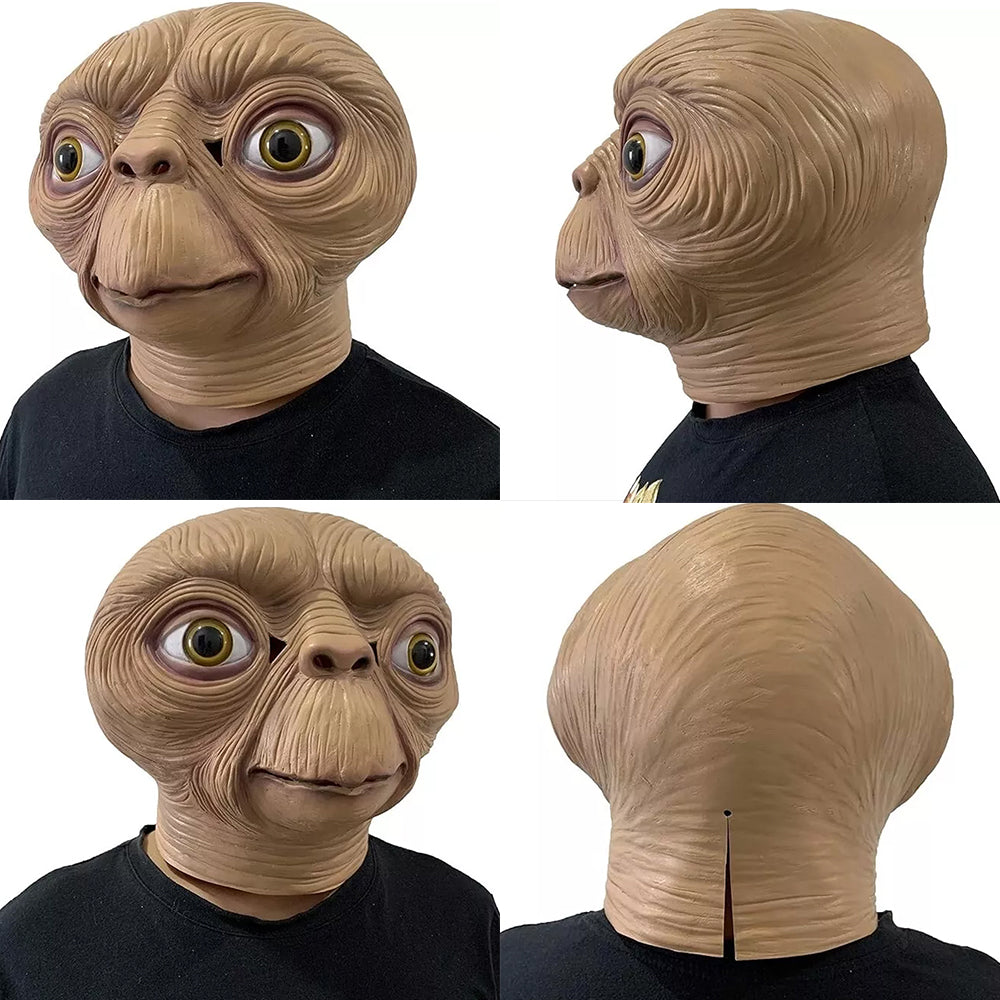 ET Alien Latex Mask – Realistic Sci-Fi Costume for Halloween & Cosplay