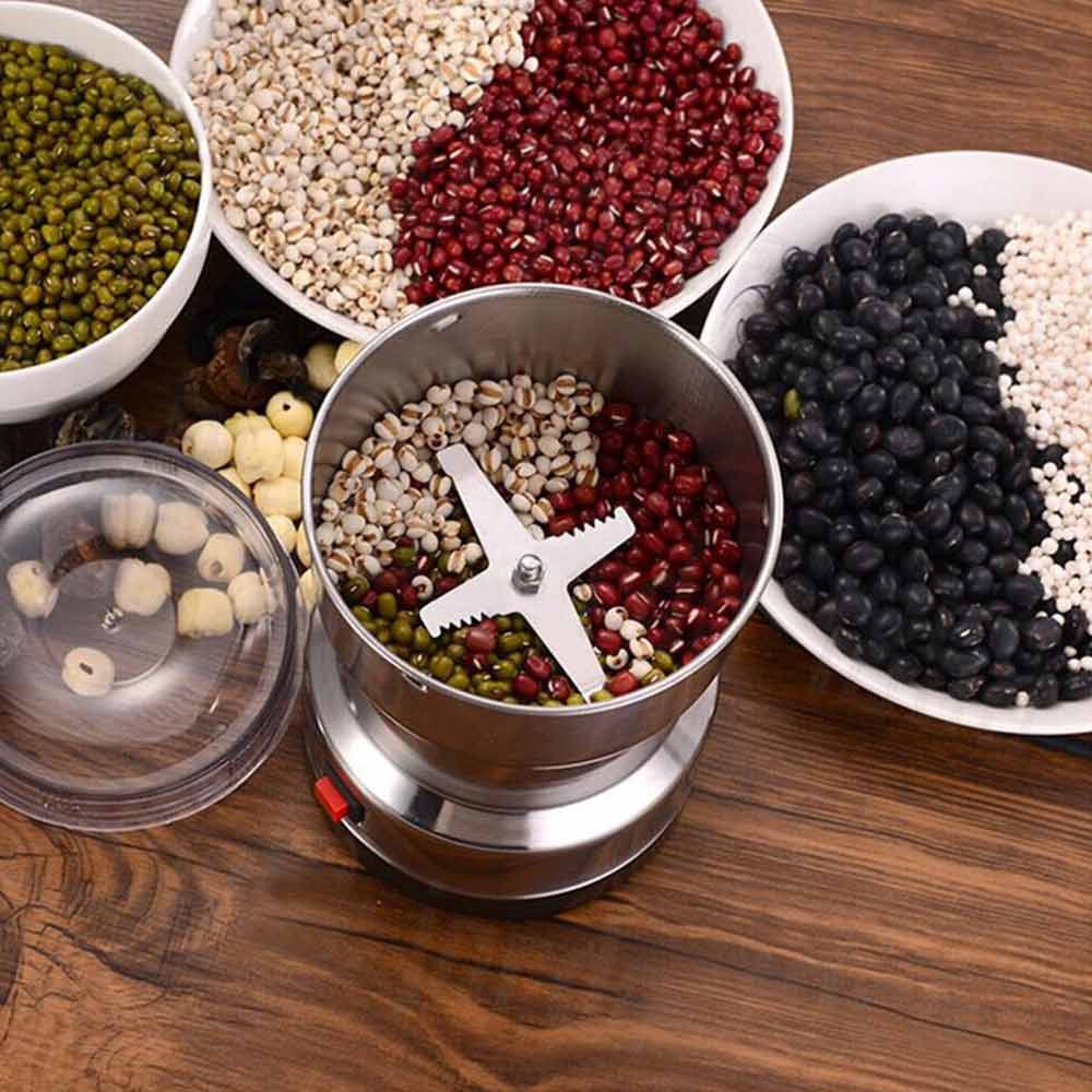 Electric Coffee & Spice Grinder – 300W Stainless Steel Blender for Beans, Nuts & Herbs AU Plug