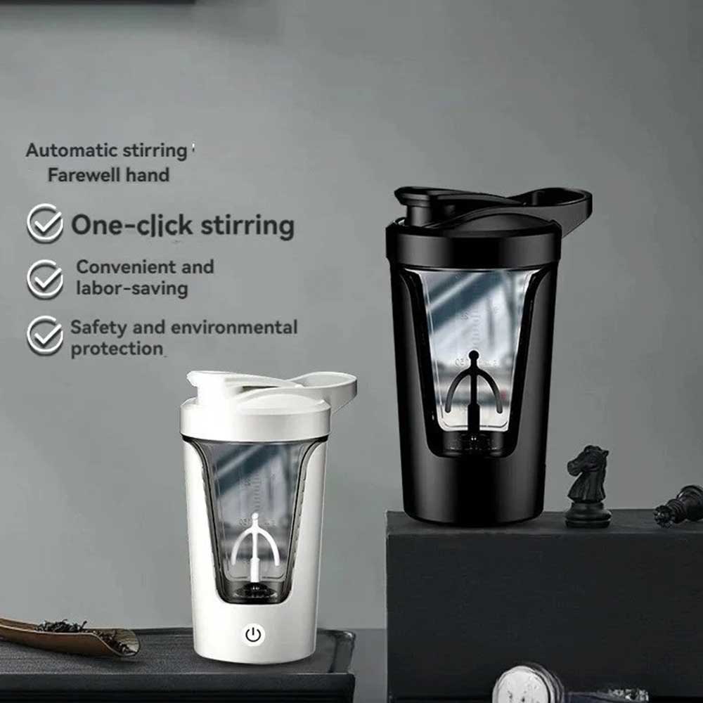 Electric Protein Shaker Bottle Mixing cup USB Rechargeable