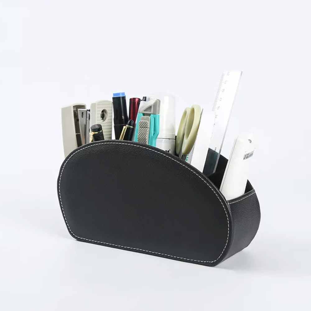 TV Remote Control Holder Table Storage Box 5 Grid Desktop Tidy Organizer Case