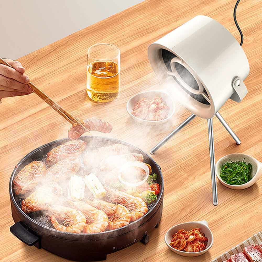 Desktop Cooker Hood Portable Lightweight Kitchen Exhaust Fan Range Hood Camping