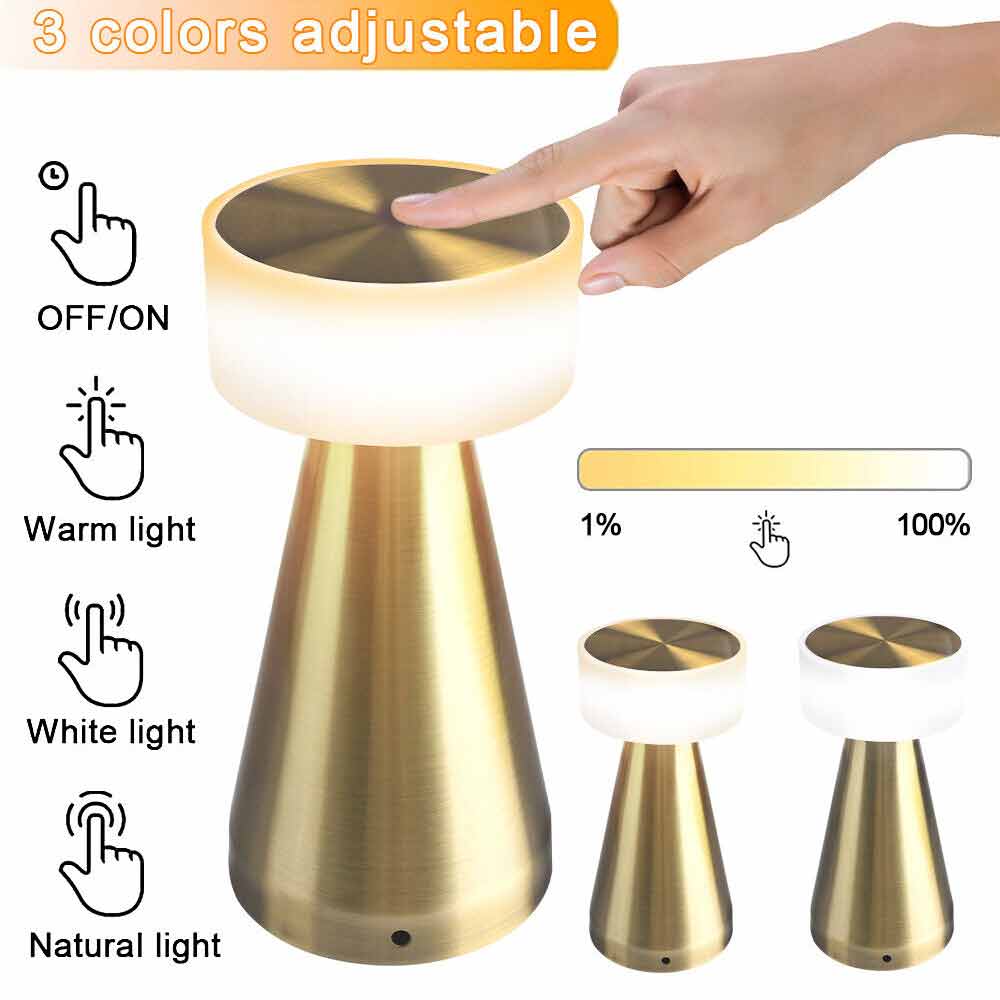 Rechargeable Desk Lamp Night Light Touch Led Table Lamp For Restaurant Hotel Bar