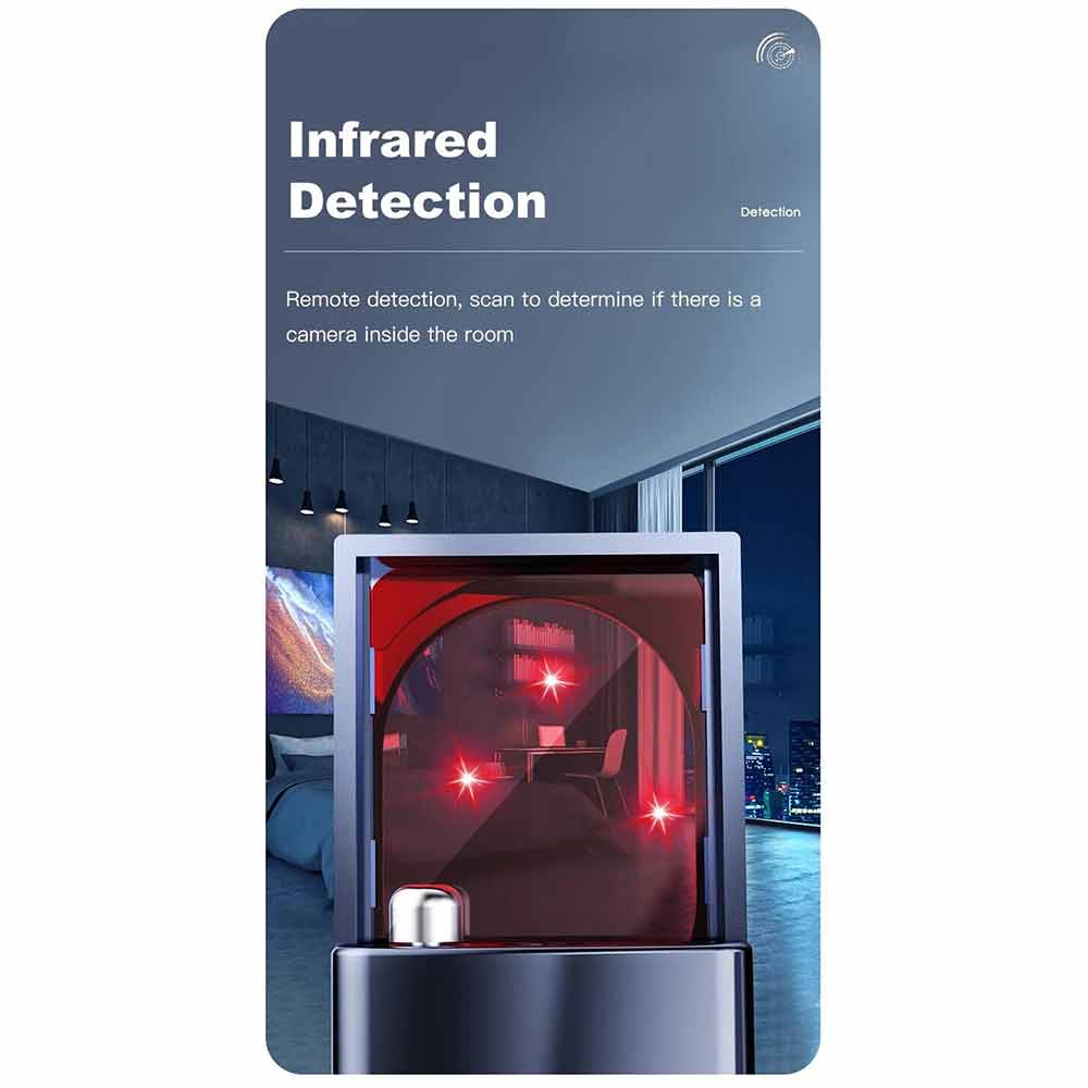 Hidden Camera Detector Anti Spy Bug GPS Tracker Finder Scanner Device Hotel Car