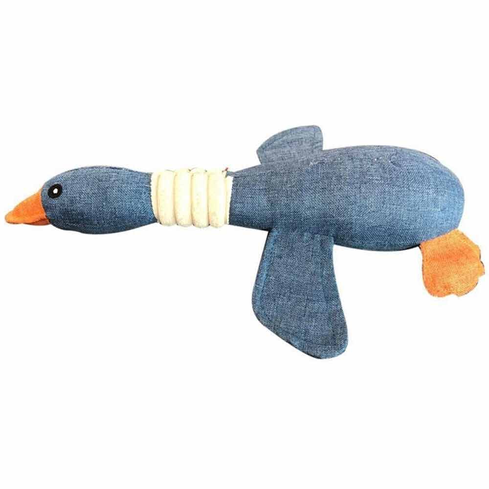 Crinkle Rope Plush Puppy Pet Chew Toy Rope Squeaker Squeaky Teething Dog Toys