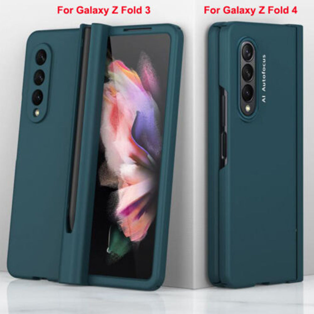 Full Cover Shockproof Hybrid Case With Pen Holder For Galaxy Z Fold 4 / Fold 3