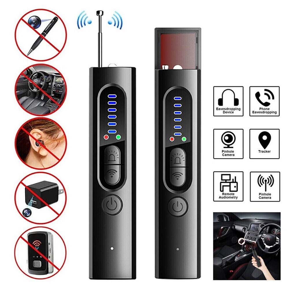 Hidden Camera Detector Anti Spy Bug GPS Tracker Finder Scanner Device Hotel Car
