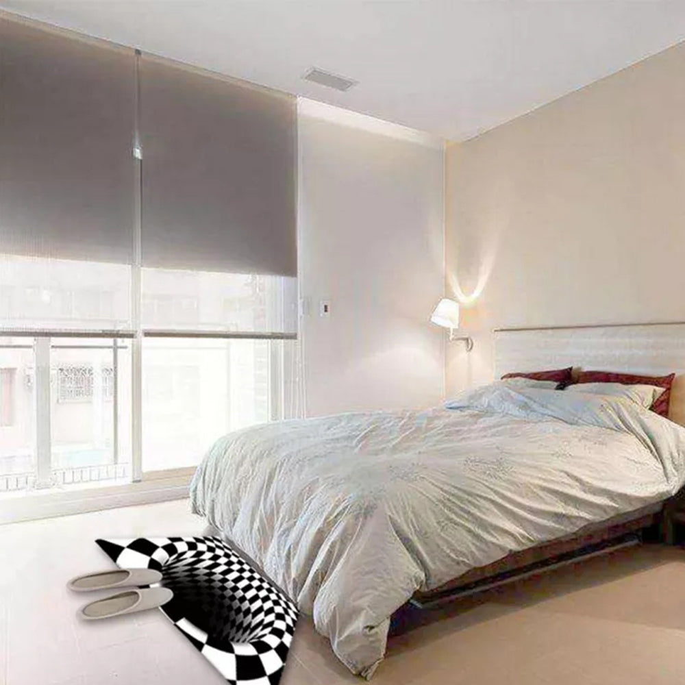 3D Geometric illusion Trap vision 40*60CM Door Mat Rug Carpet for Living Bedroom