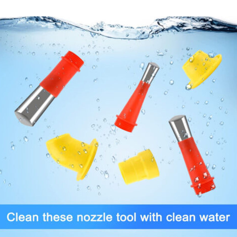 Universal Integrated Rubber Nozzle Tool Kit Reusable 20 Piece Rubber Nozzle Tool
