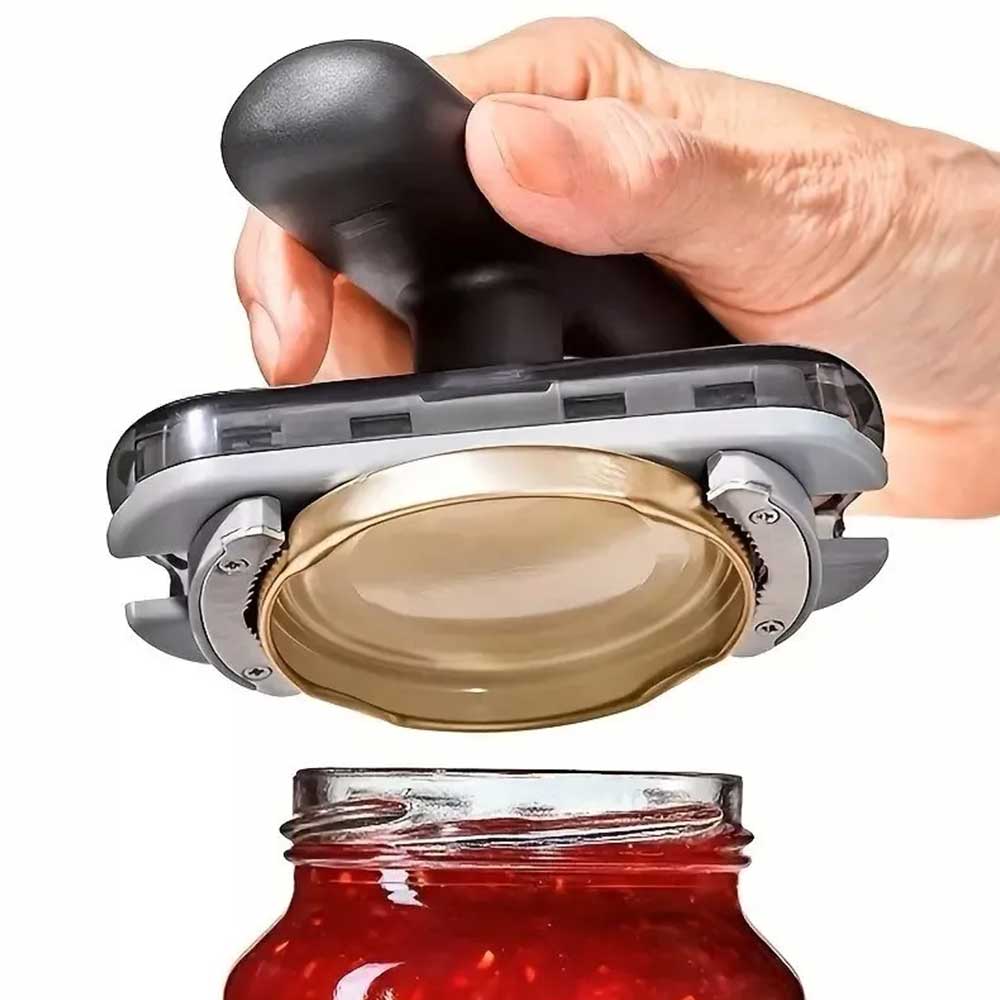 Easy-Grip Jar Opener for Seniors & Weak Hands - Effortless Lid Remover Tool for Tight Lids
