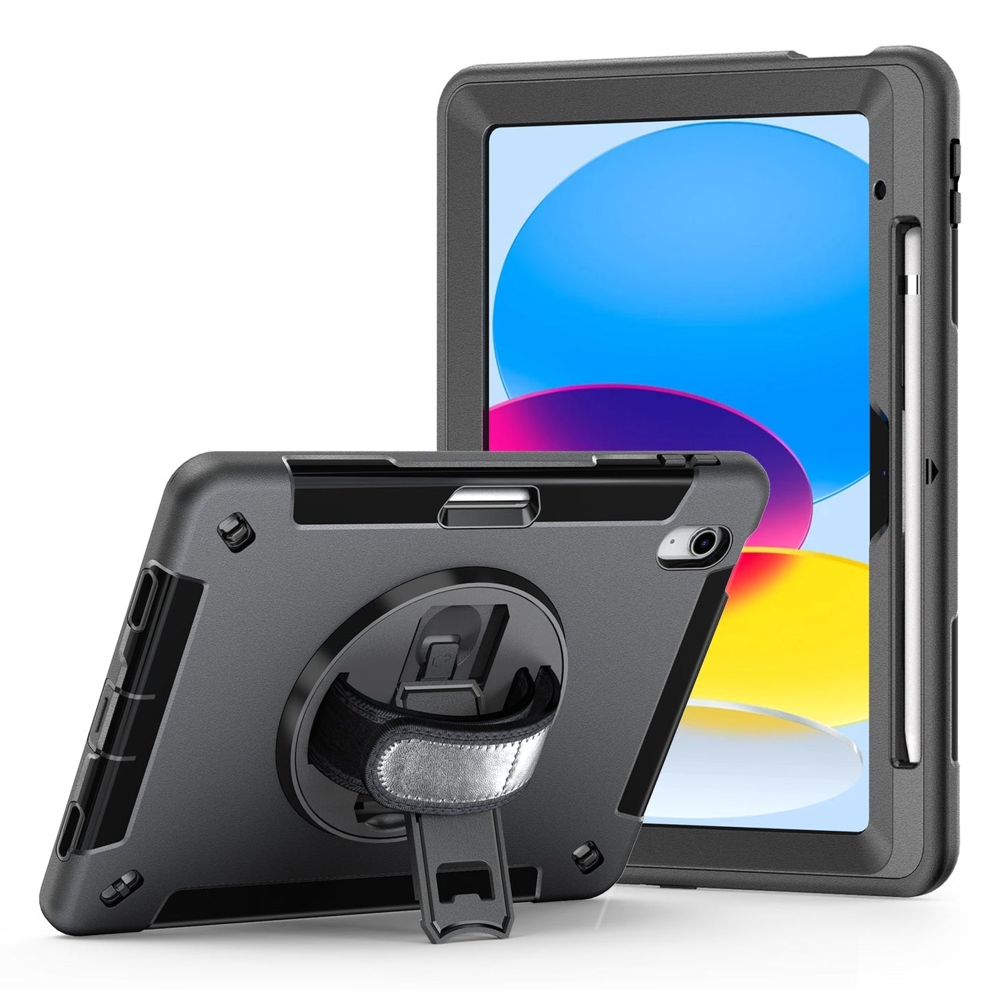 Rugged Case With Pen Holder for iPad (A16 2025) / iPad (10th Gen 2022) 10.9"