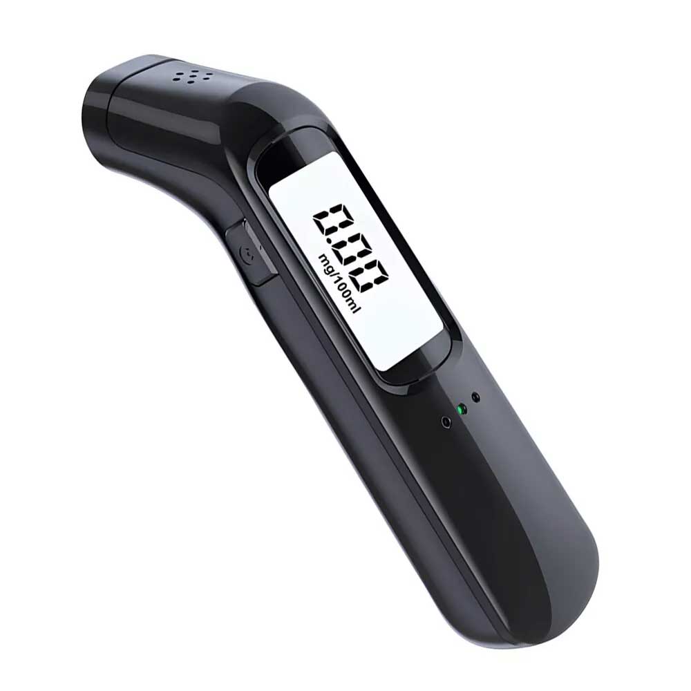 Digital Breath Breathalyzer Alcohol Tester Analyzer Detector Police Rechargeable