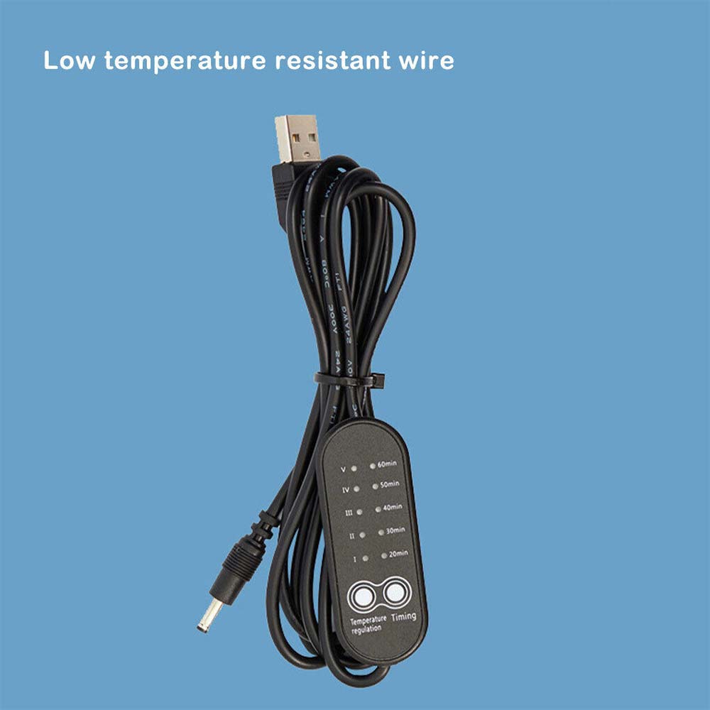 Adjustable USB Camera Lens Heating Strip DSLR Lenses Heater Warmer Warming Band