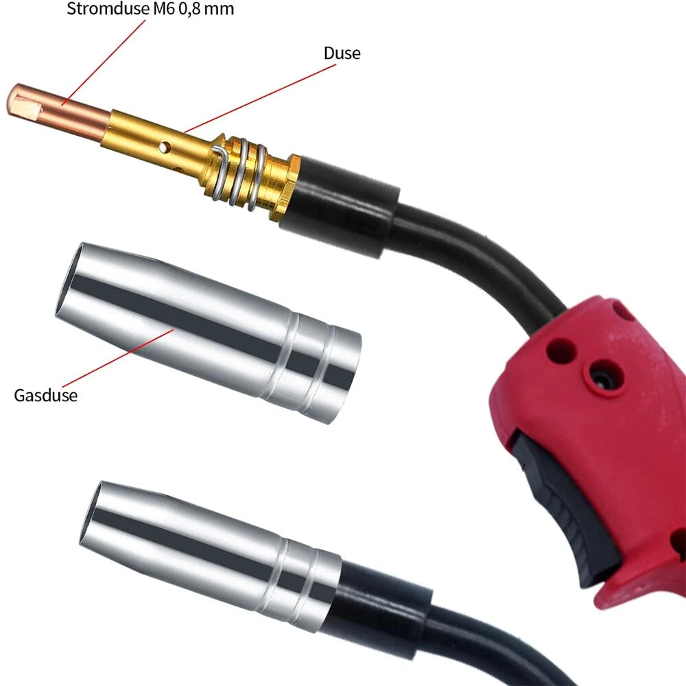 MB15 AK15 MIG Welding Torch Accessory Kit - 28PCS Consumable Nozzle Set