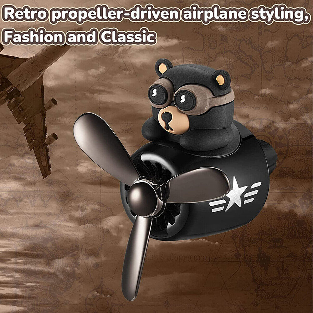 Car Air Freshener Cool Cute Bear Car Air Vent Outlet Scented Clip Aroma Diffuser