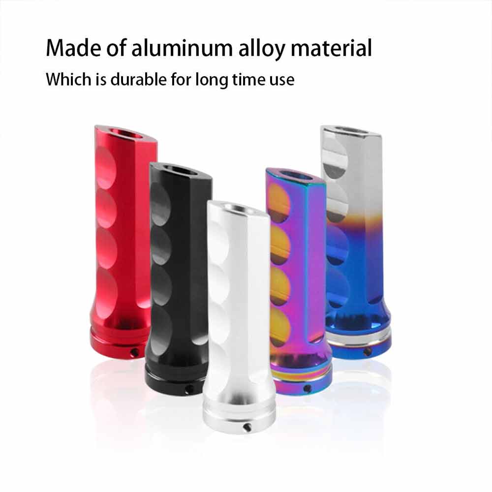 Car Handbrake Aluminum Alloy Cover Anti Slip Sleeve Parking Hand Brake Universal