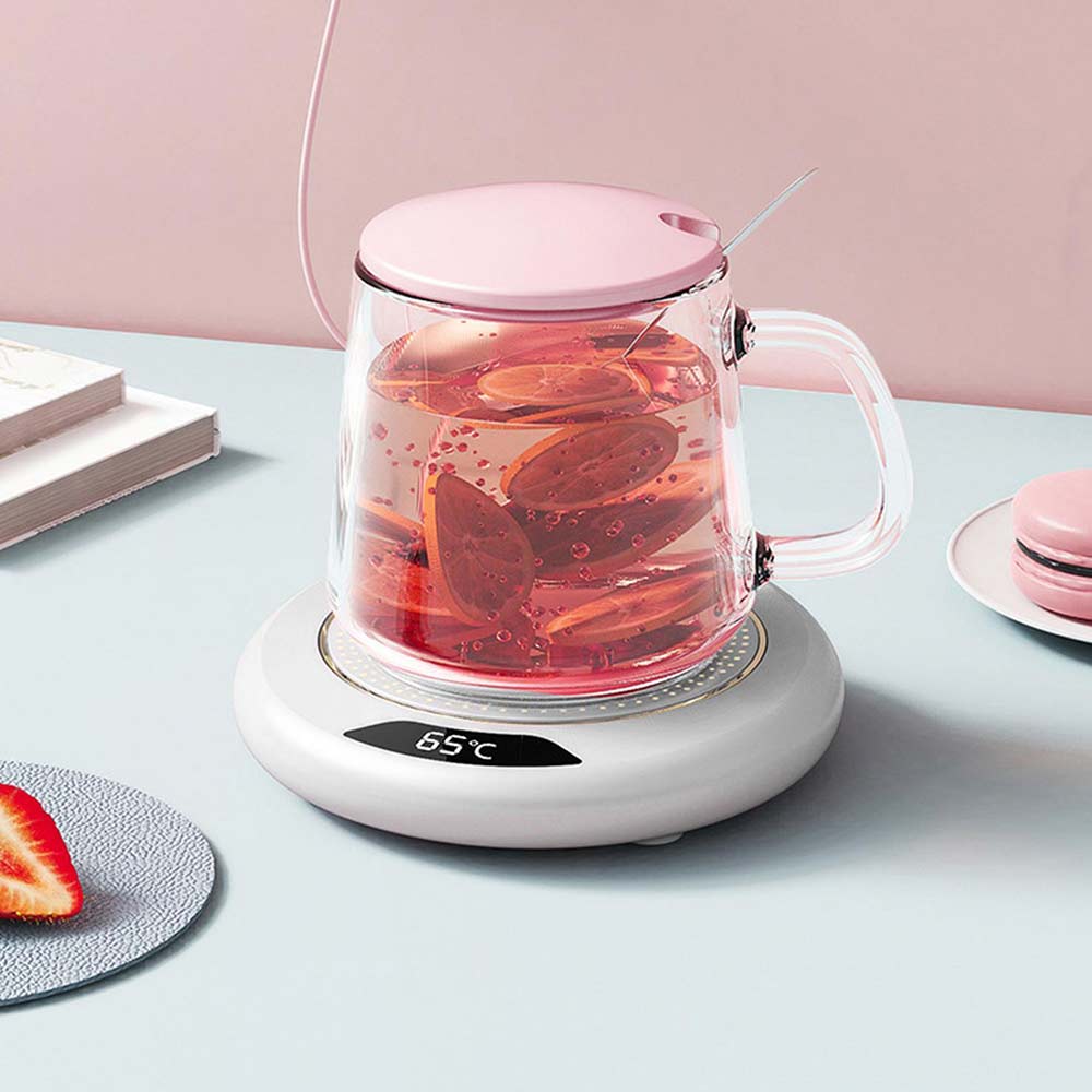 USB Heating Coaster Warmer Smart Electric Milk Coffee Tea Mug Cup Heater Mat Pad