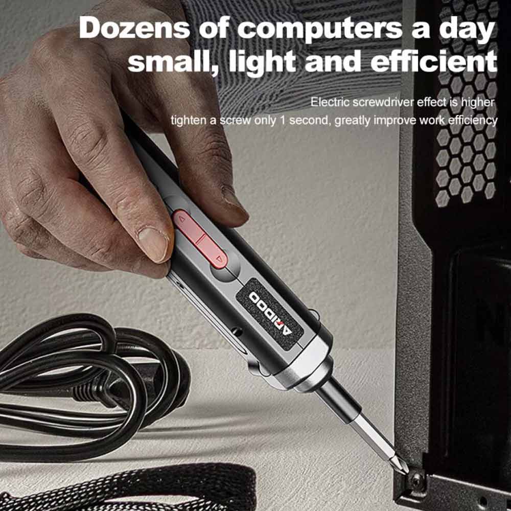 Mini Rechargeable Cordless Electric Screwdriver Drill USB Charging Power Tool