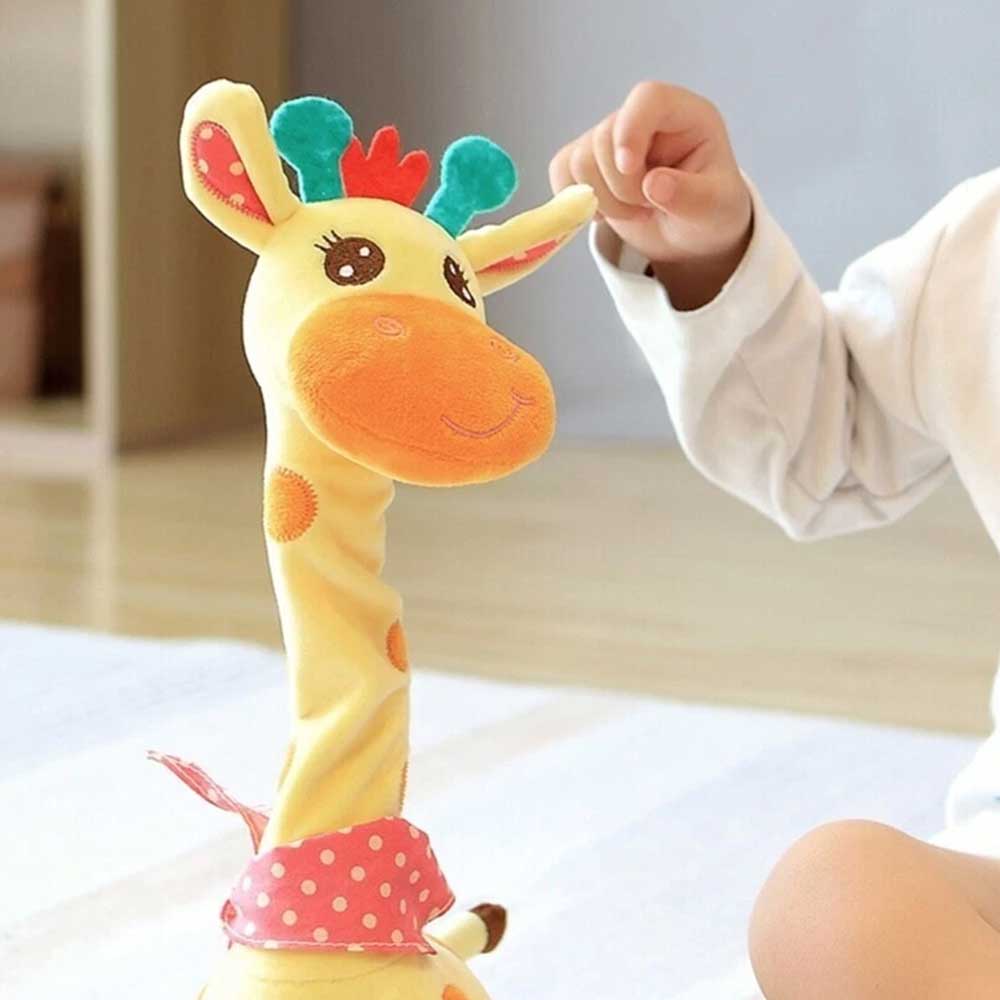 Musical Dancing Giraffe Plush Toy-Singing & Moving Animal Doll, Perfect Holiday Gift