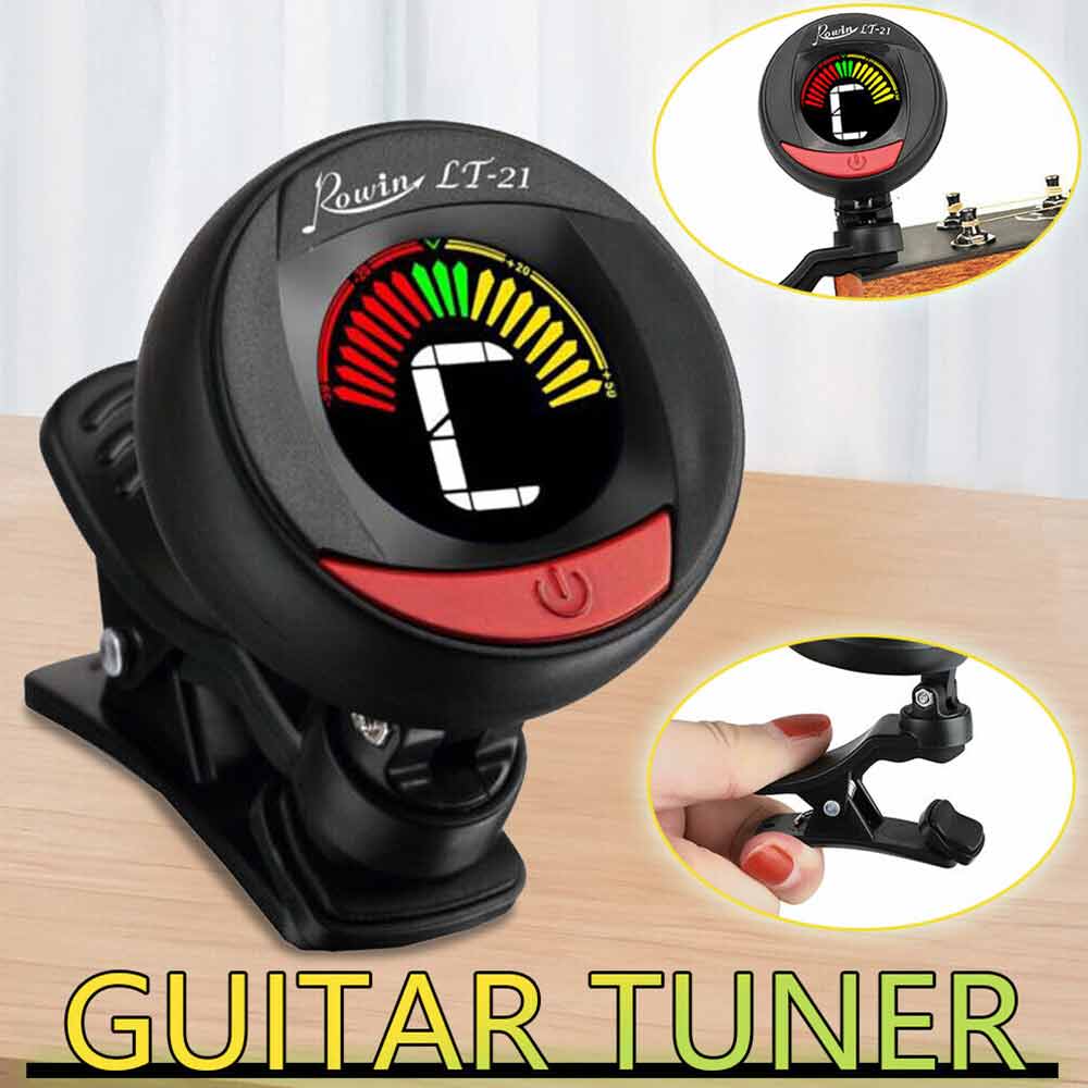 Clip On Tuner Guitar Tuner for Electric Acoustic Guitars Bass Chromatic Violin