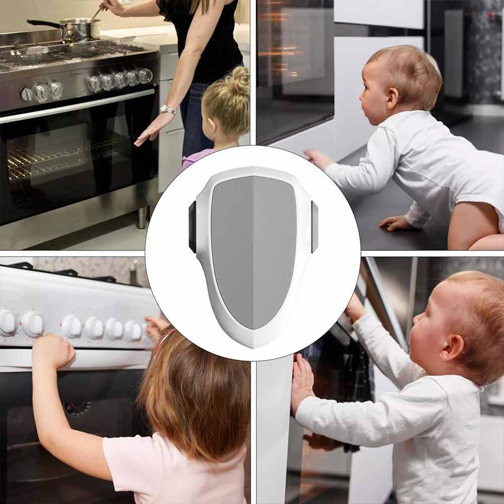 5X Baby Oven Front Lock Kitchen Childproof Oven Door Lock Child Safety Locks