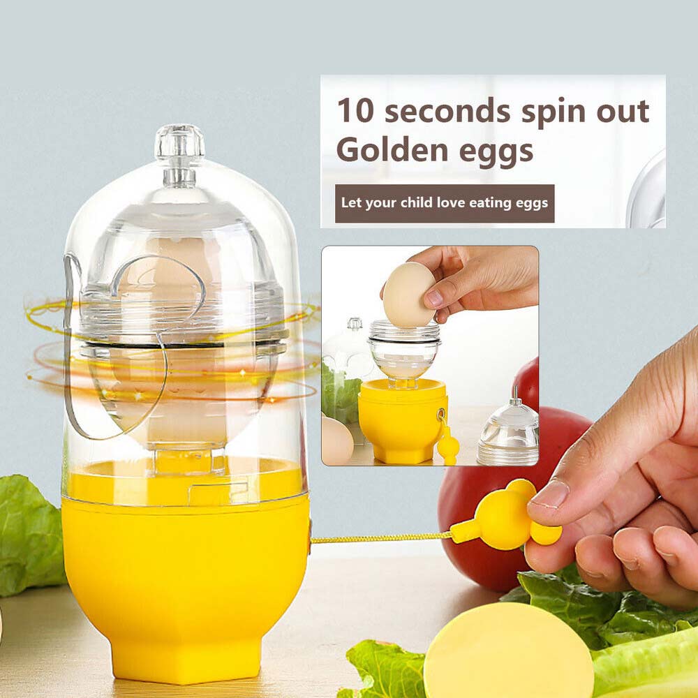 Manual Egg Maker Manual Egg White Yolk Mixer Blender Egg Scrambler Shaker Tools