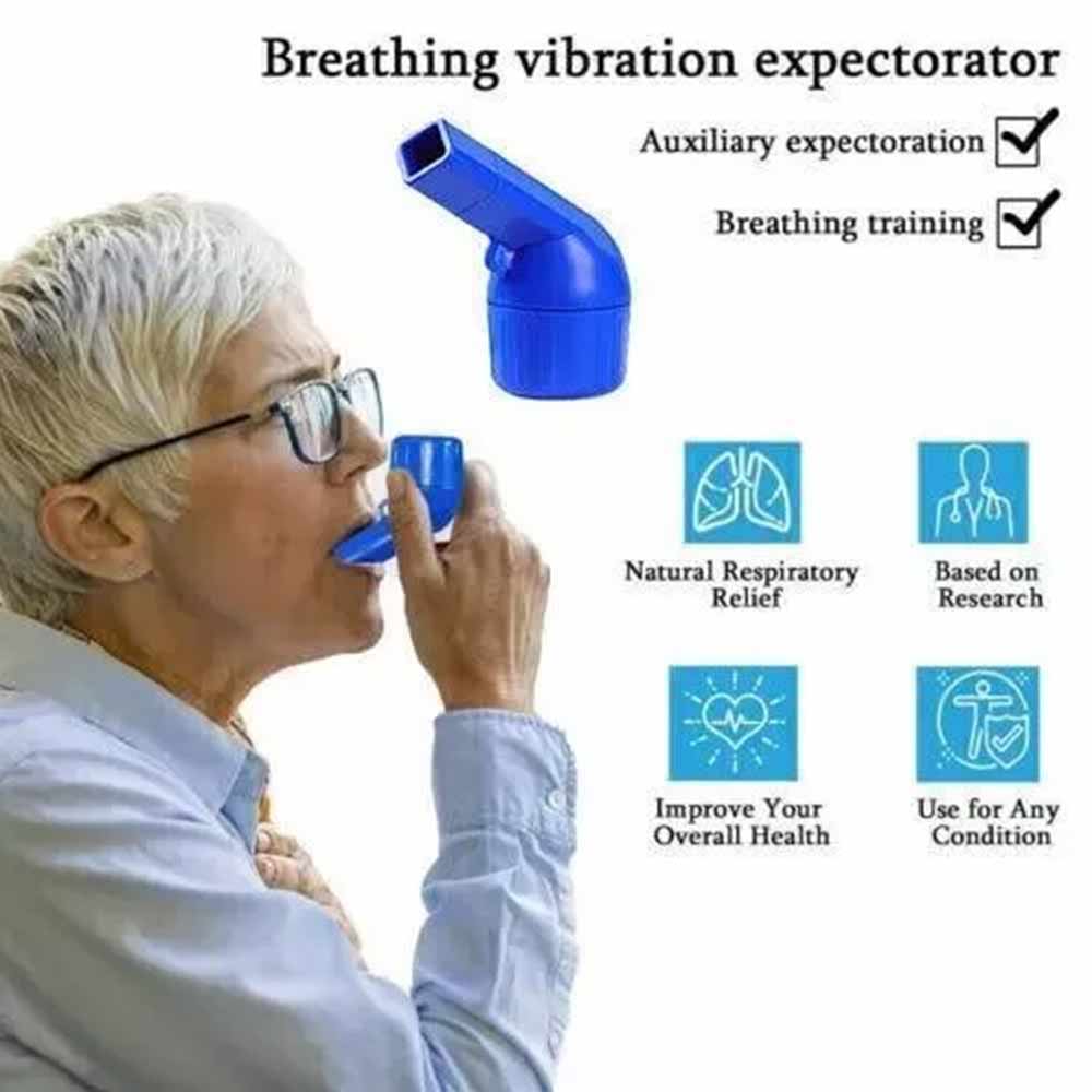 Lung Exerciser & Mucus Remover Naturally Clear Mucus with The Breathing Aid NEW