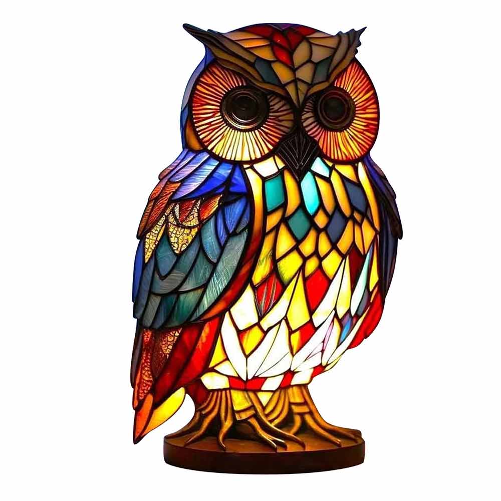 Colorful Dinosaur/Owl/Turtle/Mermaid/Unicorn/Wolf Animal Table Lamp Night Light