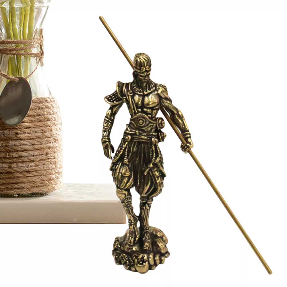 Black Myth 3D Wukong Figurine Ornaments Wukong Brass Miniature Figurines