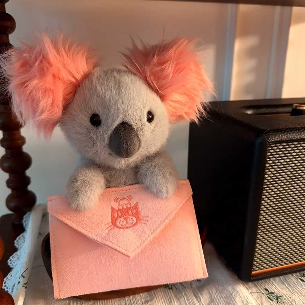 Valentine's Messenger Koala - Plush Toy, Cuddly Gift for Her/Him