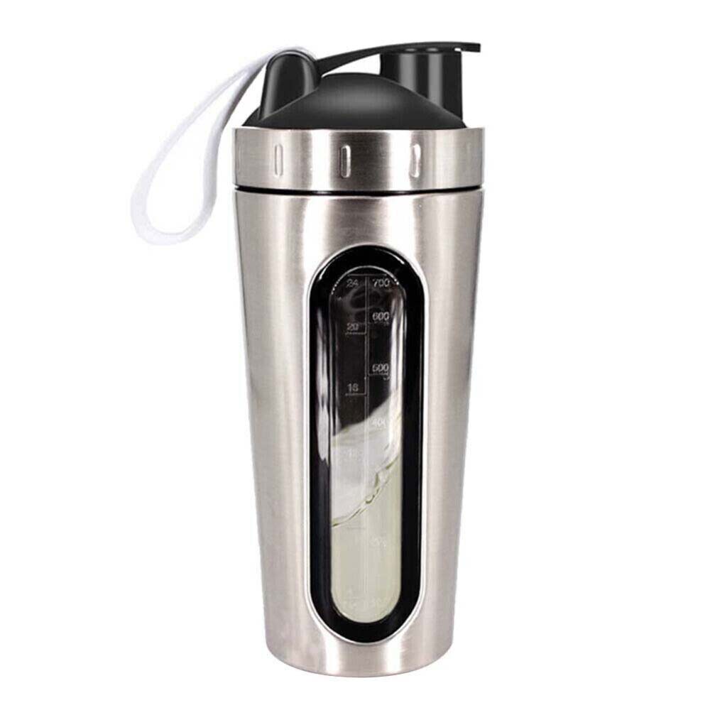 700ml Protein Powder Shaker Mixer Cup Scale Milkshake Drink Shake Bottle Sport