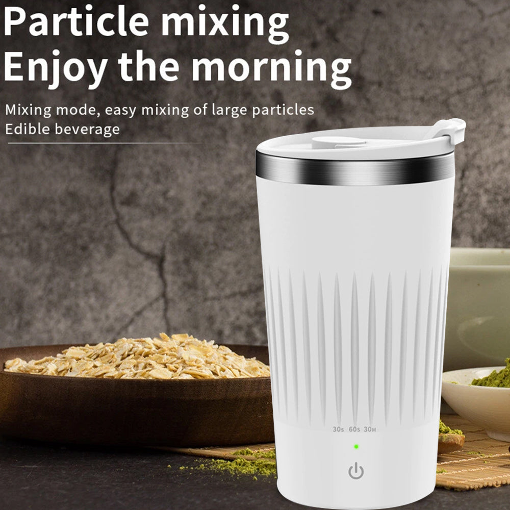 400ml Self Stirring Mug – Auto Mixing Electric Cup for Coffee, Tea, Protein Shakes & Beer