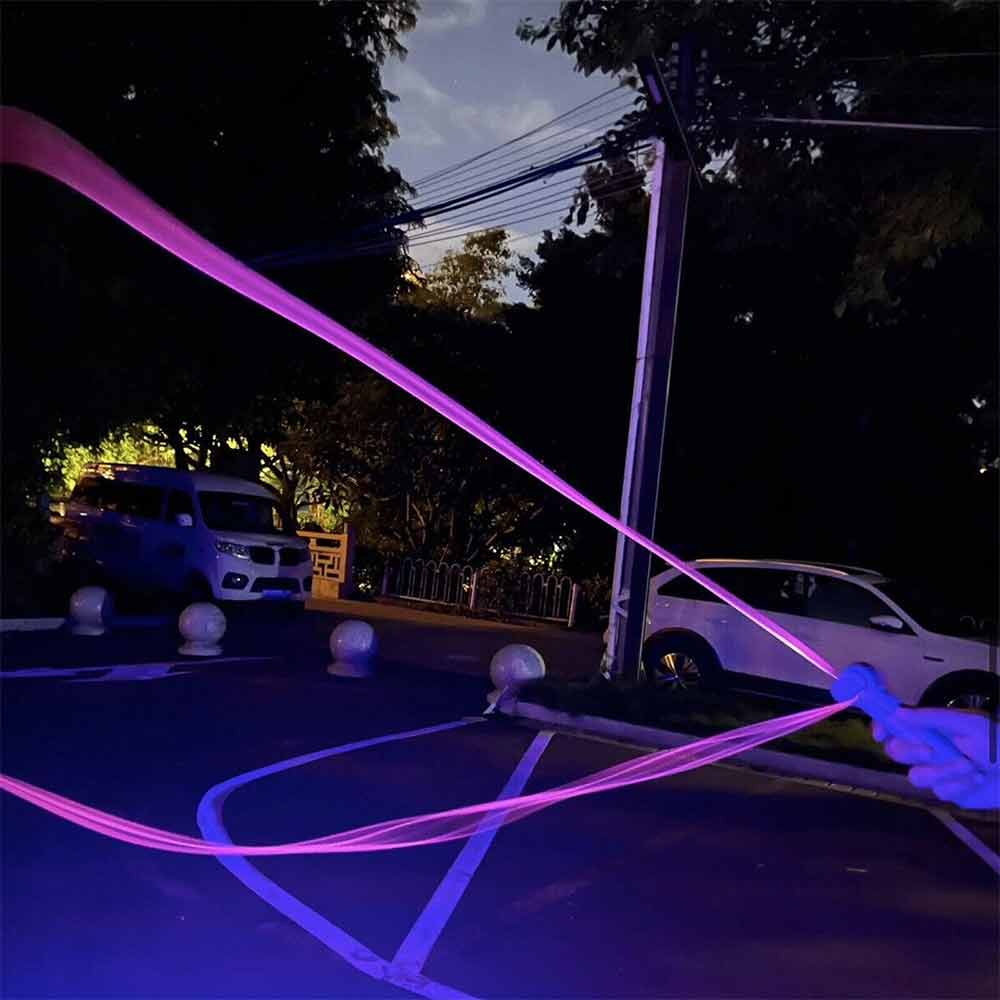 Glow-in-The-Dark Loop Lasso-Rope Launcher Propeller-Loop Lasso String Shooter