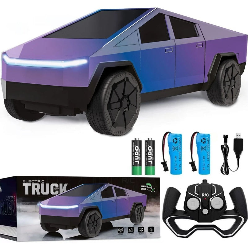 Rechargeable 1:24 Tesla Cyber Truck Remote Control Car Toy Gift For Kids Gifts-White